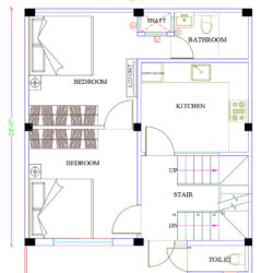 23x24 Ground & First Floor Plan