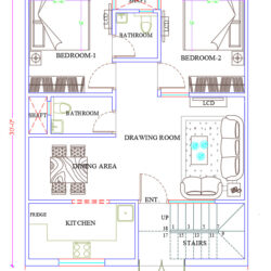 24x30 2bhk House Plan