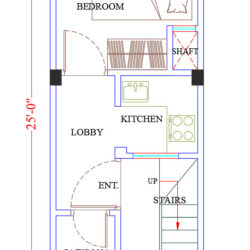 10 x 25 (2D&3D) Ground Floor Plan