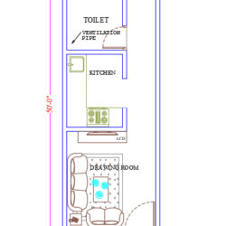 10x50 Rental House Plan