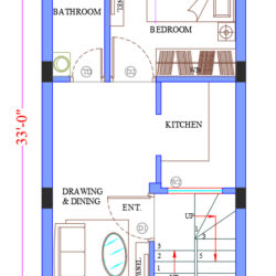 15x33 Ground Floor Plan