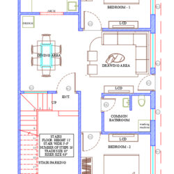 24x41 North Facing House Plan (किराए के लिए बेहतरीन प्लान)