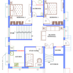 29x36 East Facing House Plan