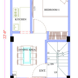 14x22 Ground & First Floor Plan