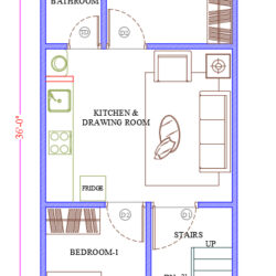 14x36 Rental House Plan